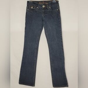 Guess Jeans Doheny Low-Rise Flap Pocket Slim Bootcut Jeans - Size 27